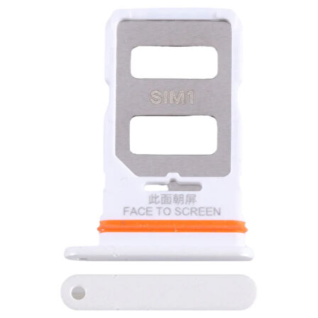Xiaomi Uyumlu Poco X5 Pro Sim Kart Tepsisi 22101320G, 22101320I Beyaz