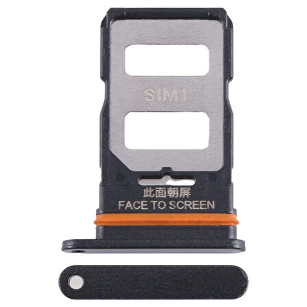 Xiaomi Uyumlu Poco X5 Pro Sim Kart Tepsisi 22101320G, 22101320I Siyah