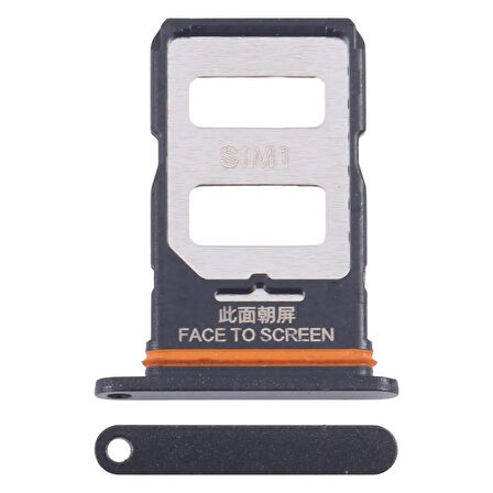 Xiaomi Uyumlu Poco X6 Sim Kart Tepsisi 23122PCD1G, 23122PCD1I Siyah