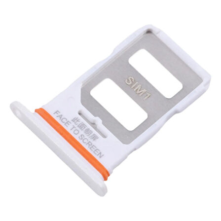 Xiaomi Uyumlu Poco X6 Sim Kart Tepsisi 23122PCD1G, 23122PCD1I Beyaz