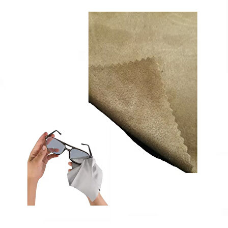 Gözlük bezi A kalite,telefon,tablet,kamera temizliği için15x18cm güderi, 5 ADET