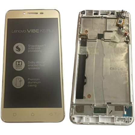 Lenovo K5 Plus Lcd Ekran Çıtalı Full Servis Ekran A6020a46