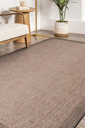 Sisaletta Jüt Görünümlü Sisal Dokuma Modern Kilim | Tozumaz, Robot Süpürge Uyumlu