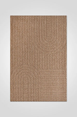 Sierra Halı | Jüt Hasır Görünümlü Modern Kilim ve Yolluk, İnce Bukle Dokuma