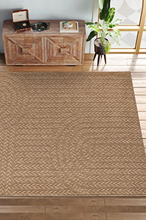 Sierra Halı | Jüt Hasır Görünümlü Modern Kilim ve Yolluk, İnce Bukle Dokuma