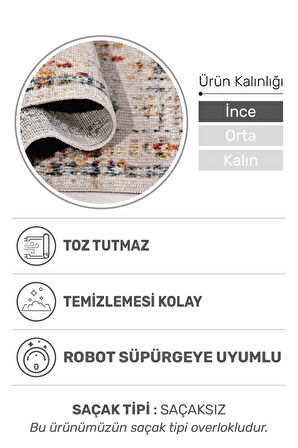 Arkaik Halı Koleksiyonu | Zamansız Dokulu Desen, Tozumaz, Kolay Temizlik, İnce Form