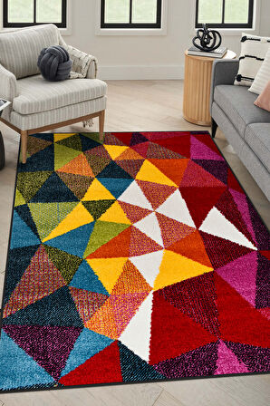 Colora Halı Koleksiyonu | Yumuşak Renkli Kare Halı, Tozumaz, Modern Tasarım ve Kolay Temizlik