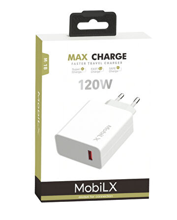 MobiLX 67W Turbo Max Hızlı Şarj Aleti + Type-C USB Kablo