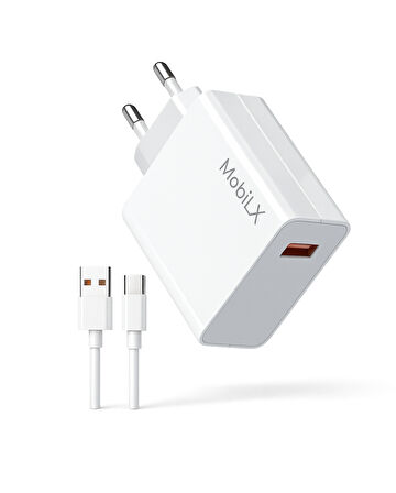 MobiLX 67W Turbo Max Hızlı Şarj Aleti + Type-C USB Kablo