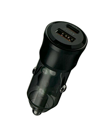 MobiLX 38W Araç Şarj Cihazı – Çift USB Çıkışlı | Type-C + QC 3.0 | Model: MC-05
