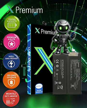 Xpremium Omix X600 Batarya – 5000 mAh Süper Yüksek Kapasiteli Güçlendirilmiş Pil