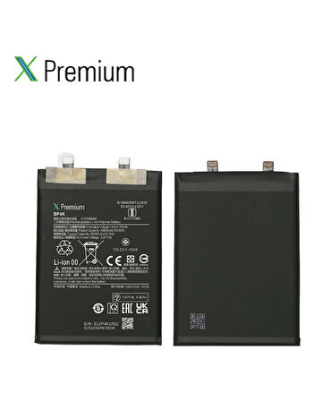 Xpremium Xiaomi Redmi Note 12 Pro 5G (BP4K) Batarya – 4900 mAh Süper Yüksek Kapasiteli Güçlendirilmiş Pil