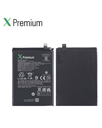 Xpremium Xiaomi Redmi Note 13 5G (BN5P) Batarya – 5000 mAh Süper Yüksek Kapasiteli Güçlendirilmiş Pil
