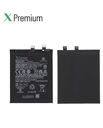 Xpremium Xiaomi Mi 13 (BP4G) Batarya – 4500 mAh Süper Yüksek Kapasiteli Güçlendirilmiş Pil
