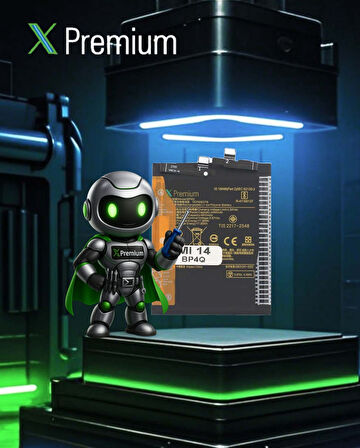 Xpremium Xiaomi Mi 14 (BP4Q) Batarya – 4610 mAh Süper Yüksek Kapasiteli Güçlendirilmiş Pil