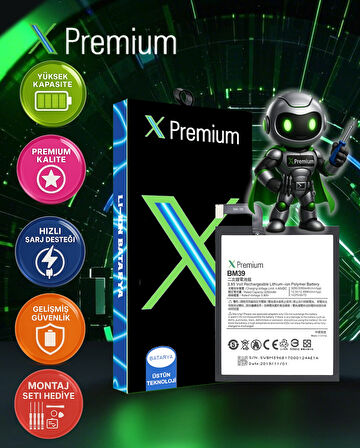 ​​Xpremium Xiaomi Mi 6 BM39 Batarya Pil – Süper Yüksek Kalite 3250 mAh 