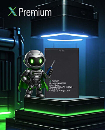 ​Xpremium Reeder P13 Blue Max Pro Lite 2021 Batarya Pil Süper Yüksek Kalite 3950 mAh