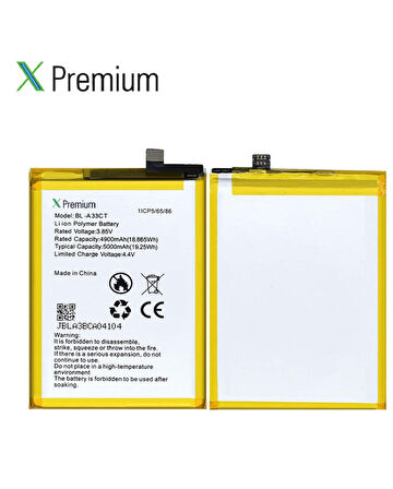 ​​Xpremium General Mobile GM 22 Batarya Pil Süper Yüksek Kalite 4900 mAh