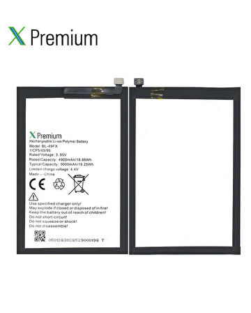 Xpremium İnfinix Hot 8 / Hot 9 / Hot 9 Pro / Hot 10 Lite / Hot 20i / Smart 5 / Note 7 Lite Batarya Pil Süper Yüksek Kalite 5000 mAh BL-49FX
