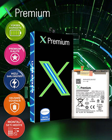 Xpremium Samsung A32 (5G) / A42 / A72 / M22 Batarya Pil Süper Yüksek Kalite 5000 mAh