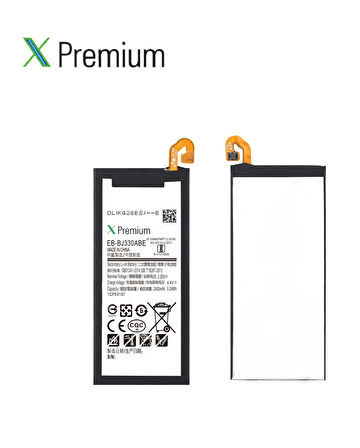 Xpremium Samsung J3 Pro 2017 SM-J330 Batarya Pil Süper Yüksek Kalite 2400 mAh