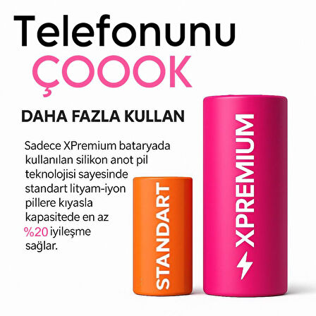 Xpremium Samsung M20 SM-M205 Batarya Pil Süper Yüksek Kalite 3000 mAh