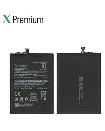 Xpremium Xiaomi Redmi Note 9S BN55 Batarya Pil Süper Yüksek Kalite 5020 mAh