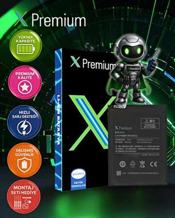 Xpremium Xiaomi Redmi 9 BN54 Batarya Pil Süper Yüksek Kalite 5020 mAh
