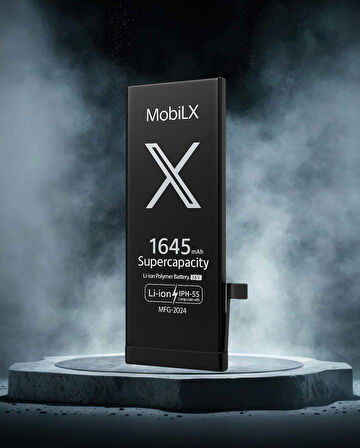 MobilX iPhone 5S Batarya Pil Süper Yüksek Kapasiteli Güçlendirilmiş 1645 mAh