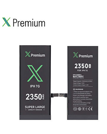 Xpremium iPhone 7 Batarya Pil Süper Yüksek Kapasiteli Güçlendirilmiş 2350 mAh