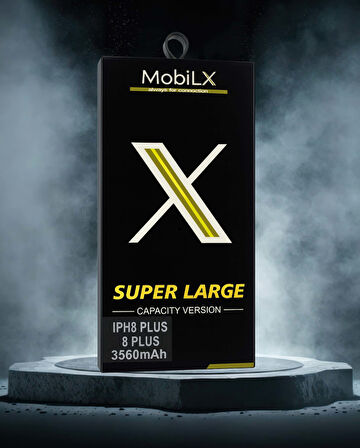 MobilX iPhone 8 Plus Batarya Pil Süper Yüksek Kapasiteli Güçlendirilmiş 3560 mAh