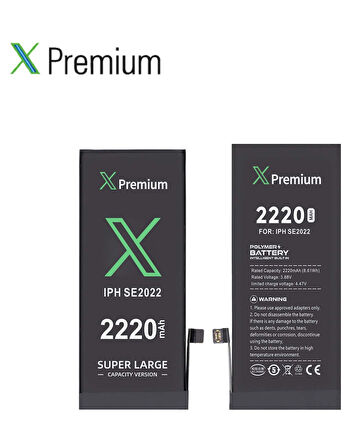 İPhone Se 2022 Se 3. Nesil Batarya Pil Süper Yüksek Kapasiteli Güçlendirilmiş 2220 mAh Xpremium