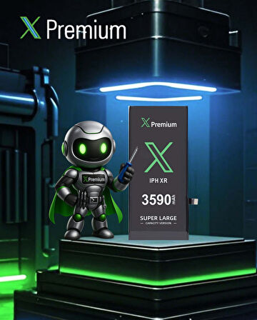 İPhone Xr Batarya Pil Süper Yüksek Kapasiteli Güçlendirilmiş 3590 mAh Xpremium