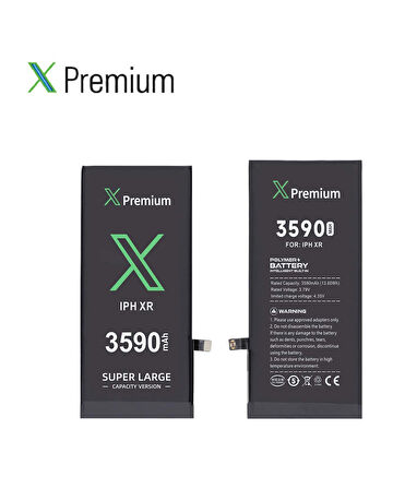 İPhone Xr Batarya Pil Süper Yüksek Kapasiteli Güçlendirilmiş 3590 mAh Xpremium