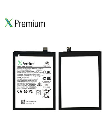 Xpremium Samsung A22 5G SM-A226 Batarya Pil Süper Yüksek Kalite 5000 mAh