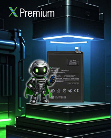 Xpremium Xiaomi Redmi Note 11T 5G Uyumlu Batarya Pil Süper Yüksek Kalite 5000 mAh BN5C