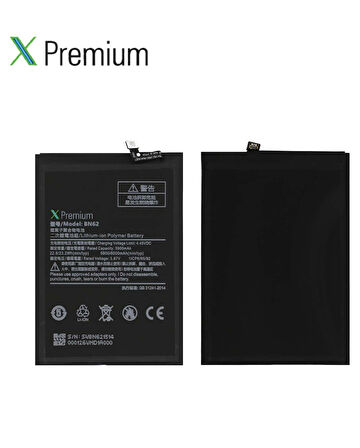 Xpremium Xiaomi Redmi NOTE9 4G Uyumlu Batarya Pil Süper Yüksek Kalite 6000 mAh BN62