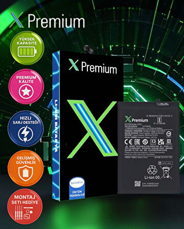 Xpremium Xiaomi Redmi 10A Uyumlu Batarya Pil Süper Yüksek Kalite 5000 mAh BN5G