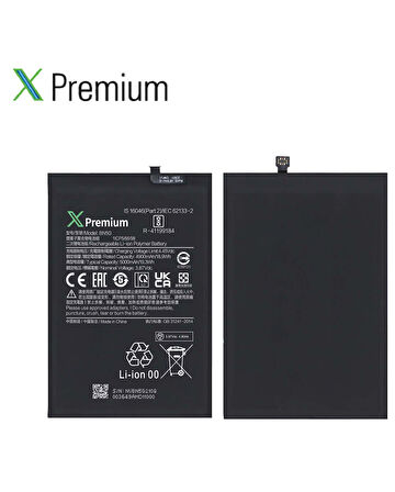 Xpremium Xiaomi Redmi 10A Uyumlu Batarya Pil Süper Yüksek Kalite 5000 mAh BN5G