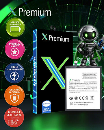 Xpremium Xiaomi Note 5A Uyumlu Batarya Pil Süper Yüksek Kalite 3000 mAh BN31