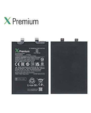 Xpremium Xiaomi Redmi Note 11 Pro+ 5G Uyumlu Batarya Pil Süper Yüksek Kalite 4900 mAh BN5E