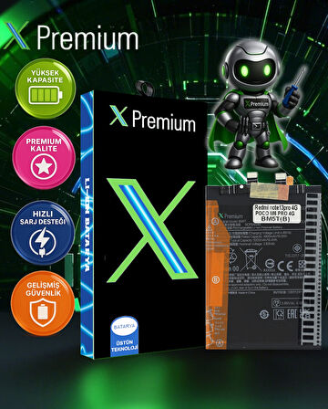 Xpremium Xiaomi Redmi Note 13 Pro  4G Uyumlu Batarya Pil Süper Yüksek Kalite 4900 mAh BM5T