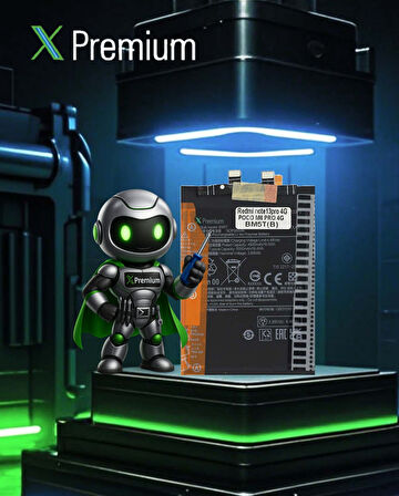 Xpremium Xiaomi Redmi Note 13 Pro  4G Uyumlu Batarya Pil Süper Yüksek Kalite 4900 mAh BM5T