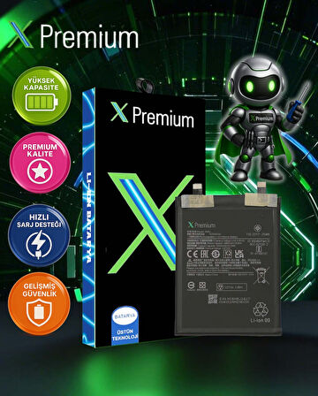 Xpremium Xiaomi Redmi K50 ultra Uyumlu Batarya Pil Süper Yüksek Kalite 5000 mAh BM5J