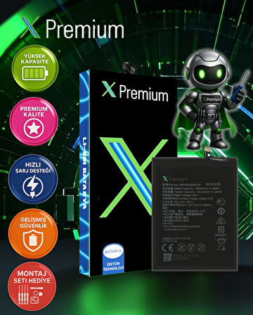 Xpremium Huawei Y9S Uyumlu Batarya Pil Süper Yüksek Kalite HB446486ECW