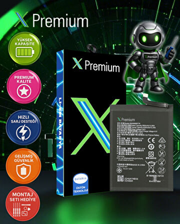 Xpremium Huawei Y7 2019 Uyumlu Batarya Pil Süper Yüksek Kalite 3900 mAh HB406689ECW