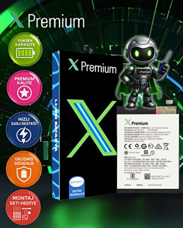 Xpremium Oppo A3S Uyumlu Batarya Pil Süper Yüksek Kalite 4230 mAh BLP673