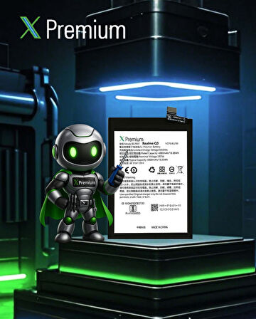 Xpremium Oppo Realme Q3 Uyumlu Batarya Pil Süper Yüksek Kalite 5000 mAh BLP841