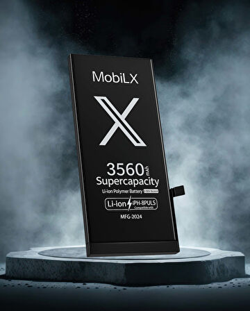 MobilX iPhone 8 Plus Batarya Pil Süper Yüksek Kapasiteli Güçlendirilmiş 3560 mAh