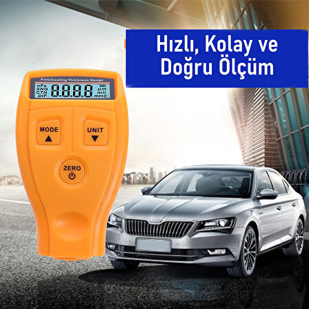 Valkyrie Dijital Kaplama Kalınlığı Ölçer – 0-2000 µm, FE/NFE Modu, LCD Ekran